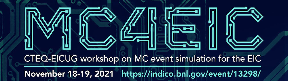 MC4EIC:  Monte Carlo event simulation for the EIC